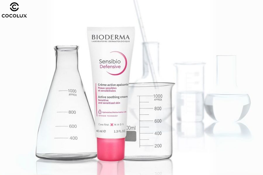 Thiết kế của kem dưỡng Bioderma Sensibio Defensive cấp ẩm, làm dịu