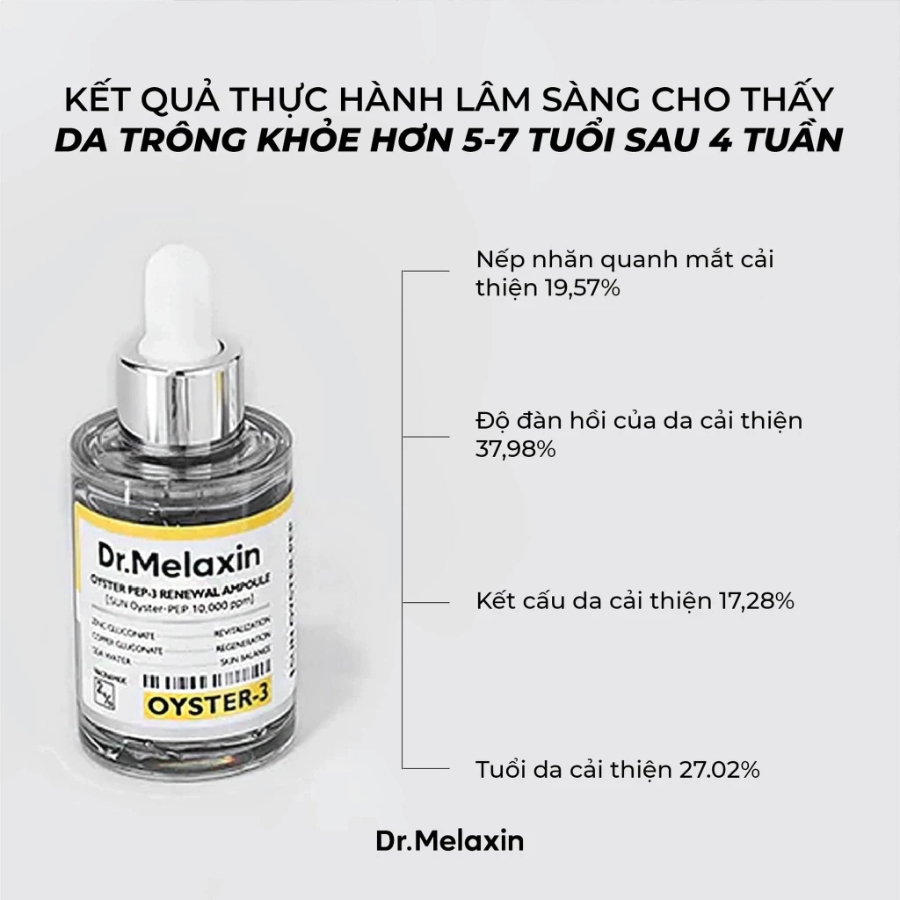 Tinh Chất Dr.Melaxin Oyster Pep3 Renewal Ampoule 30ml