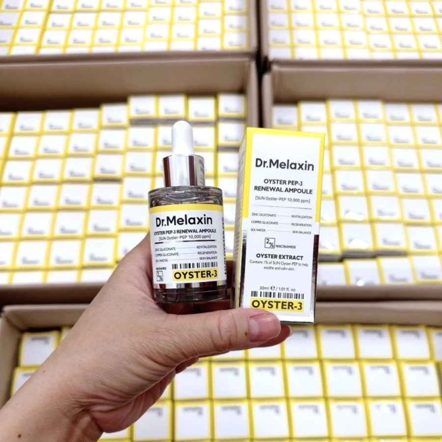 Tinh Chất Dr.Melaxin Oyster Pep3 Renewal Ampoule 30ml