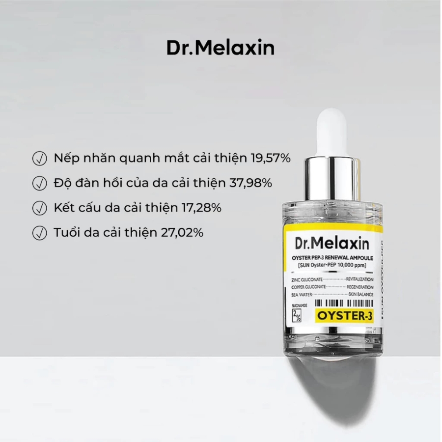 Tinh Chất Dr.Melaxin Oyster Pep3 Renewal Ampoule 30ml