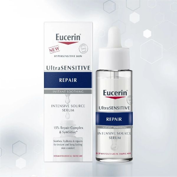 Tinh Chất Eucerin Giúp Phục Hồi Da Nhạy Cảm Ultra Sensitive Repair Serum 30ml