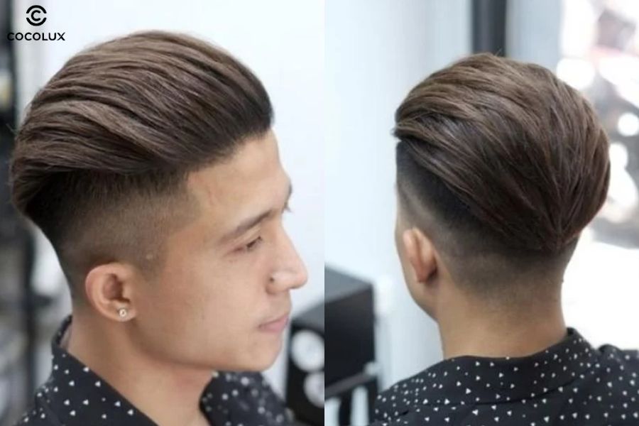 Kiểu tóc nam mạnh mẽ, nam tính với phần tóc hai bên cắt sát 
