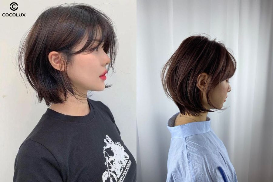 Phong cách mullet cá tính, với phần tóc hai bên ngắn và phía sau dài hơn