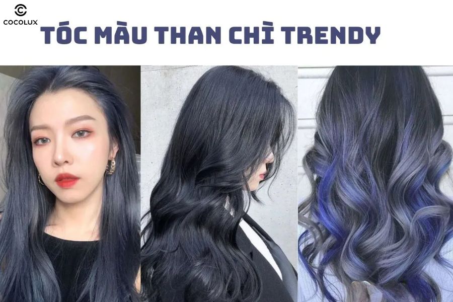 Tóc nhuộm màu than chì