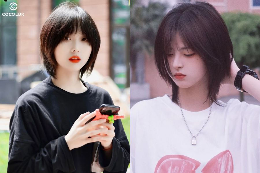 Tóc tomboy duỗi thẳng mang đến vẻ ngoài thanh lịch