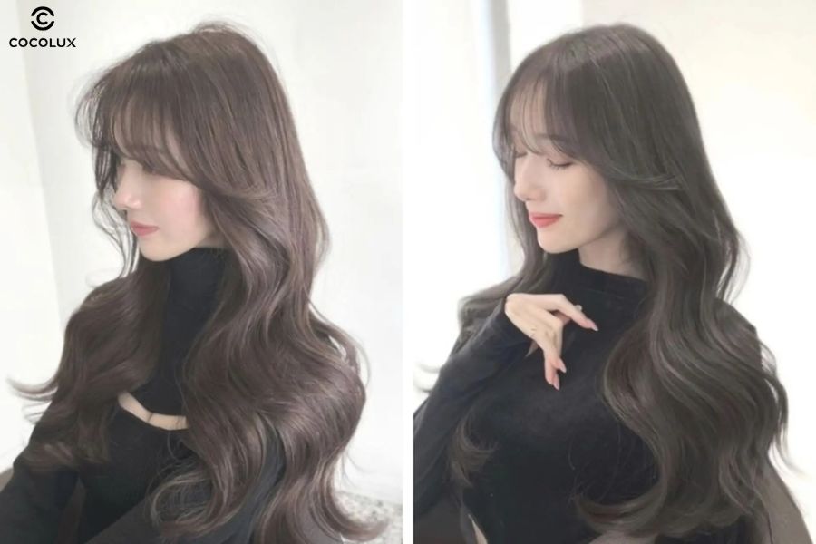 Tóc uốn chữ S mềm mại và quyến rũ, tạo độ chuyển động tự nhiên cho mái tóc