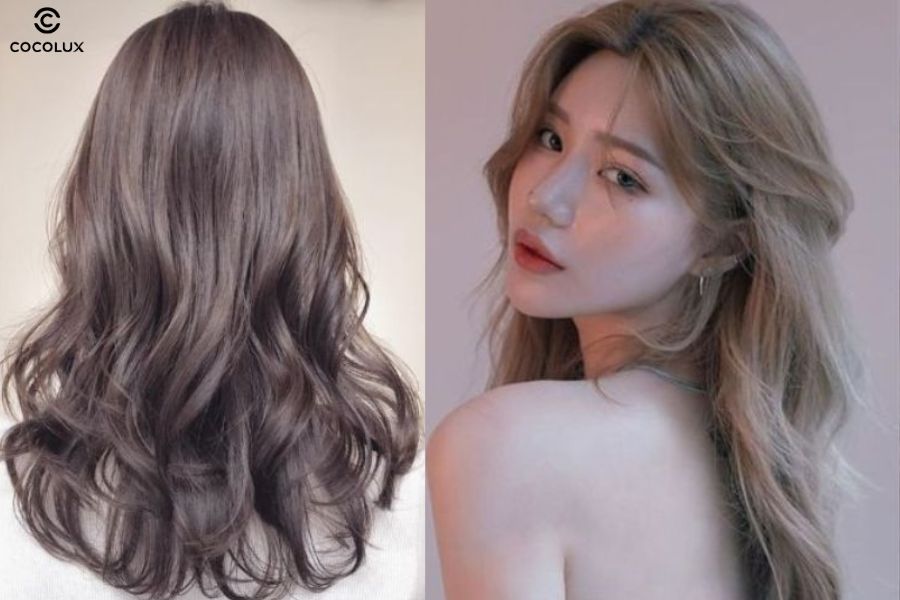 Dập phồng chân tóc kết hợp uốn đuôi là lựa chọn hoàn hảo cho nàng tóc mỏng