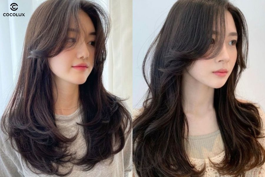 Tóc uốn đuôi nhẹ nhàng mang vẻ đẹp đơn giản, thanh lịch và dễ phối đồ hằng ngày