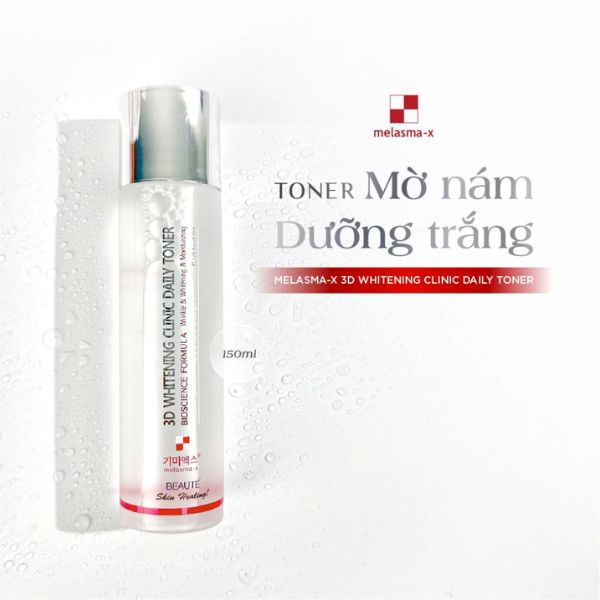 Toner dưỡng trắng da trị nám 3D Melasma-X