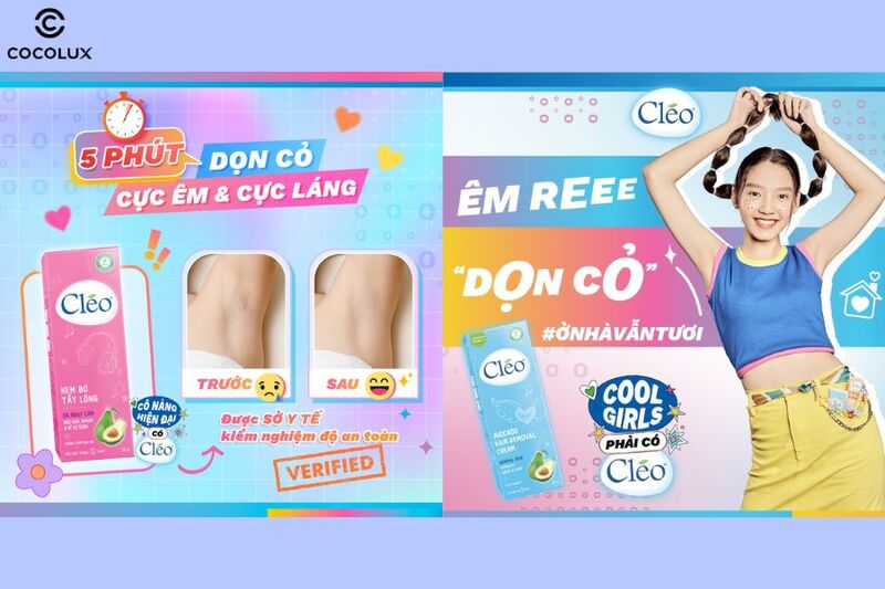 Trải nghiệm sử dụng kem tẩy lông Cléo