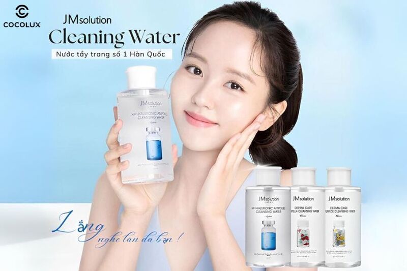 Trải nghiệm sử dụng nước tẩy trang JMsolution H9 Hyaluronic Ampoule
