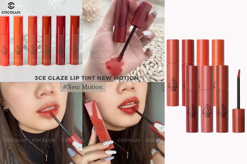 Trải nghiệm sử dụng son kem 3CE Glaze Lip Tint 