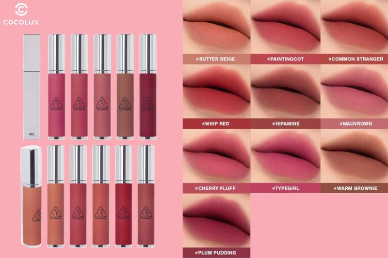 Trải nghiệm sử dụng son kem lì 3CE Hazy Lip Clay