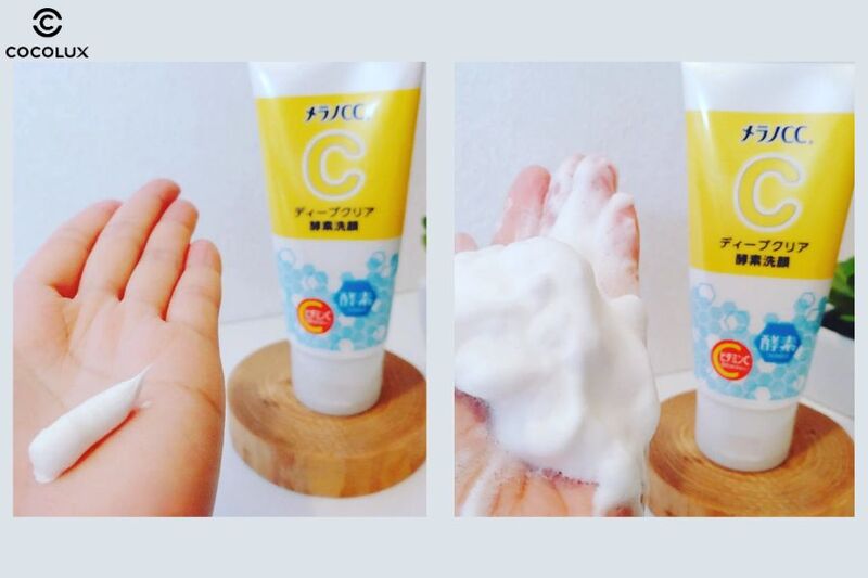 Trải nghiệm sử dụng sữa rửa mặt Melano CC Deep Clear Enzyme dưỡng s&aacute;ng, sạch s&acirc;u