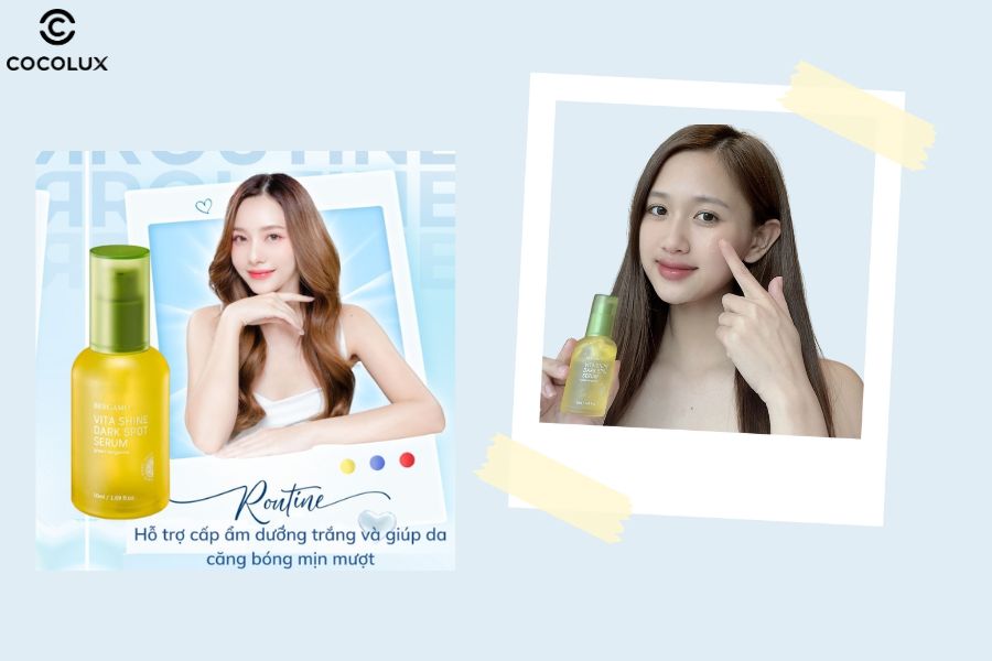 Trải nghiệm sử dụng tinh chất Bergamo quýt xanh trắng da mờ thâm nám