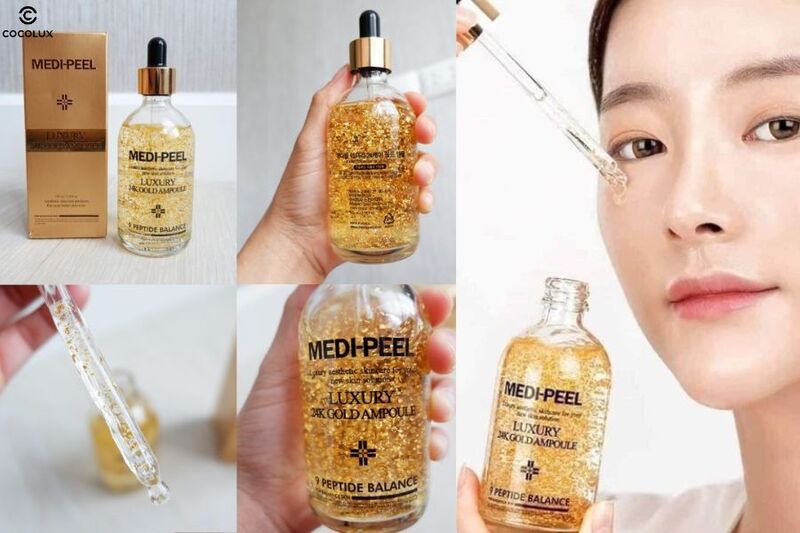 Trải nghiệm sử dụng Tinh Chất Medi-Peel Luxury 24K Gold Ampoule 100ml