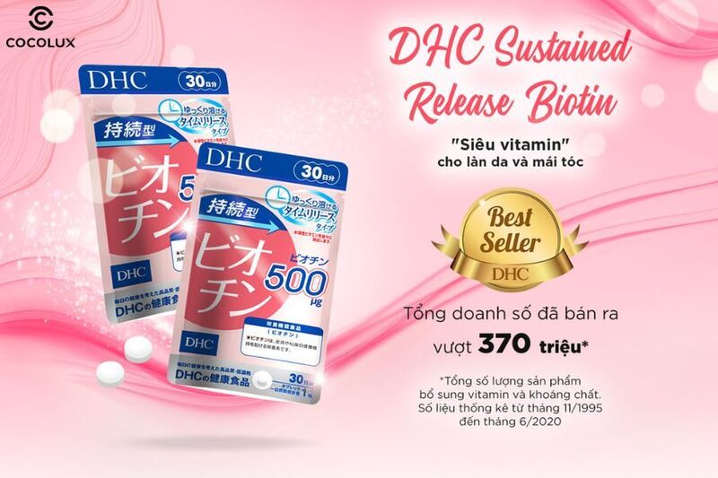 Trải nghiệm sử dụng viên uống DHC Biotin ngăn rụng tóc