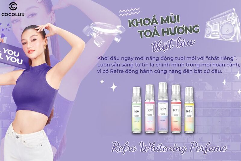 Trải nghiệm sử dụng xịt khử mùi Refre Whitening Perfume