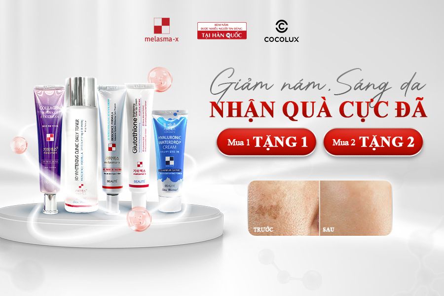 Ưu đãi tháng 9 cùng Melasma-X | Siêu khuyến mãi đổ bộ Cocolux