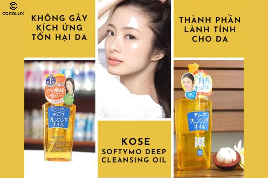 Ưu điểm của Dầu tẩy trang Kosé Softymo Deep Cleansing Oil
