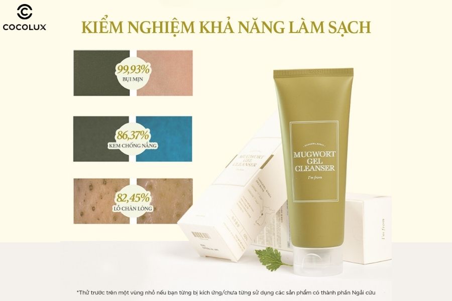 Những ưu điểm vượt trội của Gel rửa mặt I'm From Mugwort