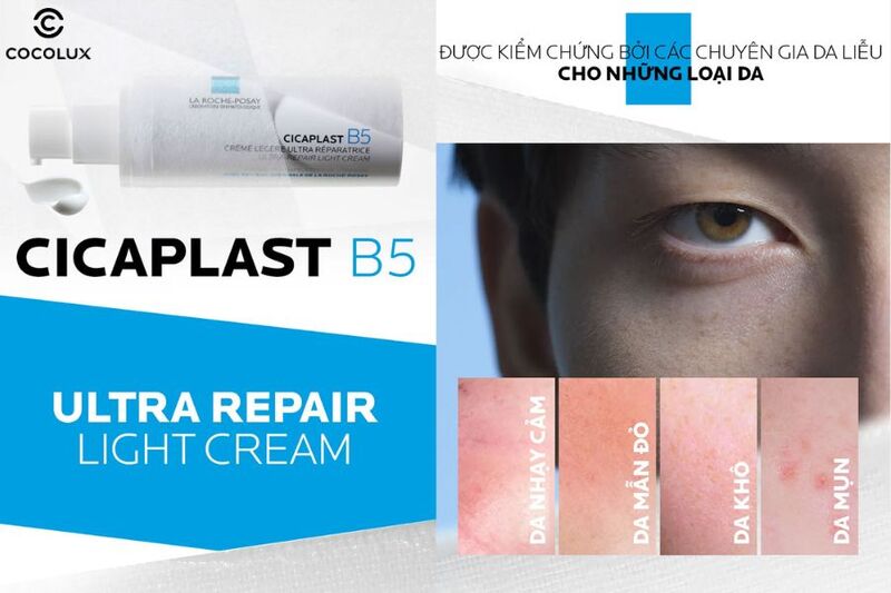 Ưu điểm của kem dưỡng La Roche-Posay Cicaplast B5 Ultra-Repair Light Cream