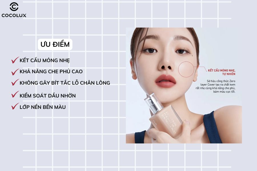 Những ưu điểm vượt trội của kem nền CLIO Kill Cover Founwear Foundation