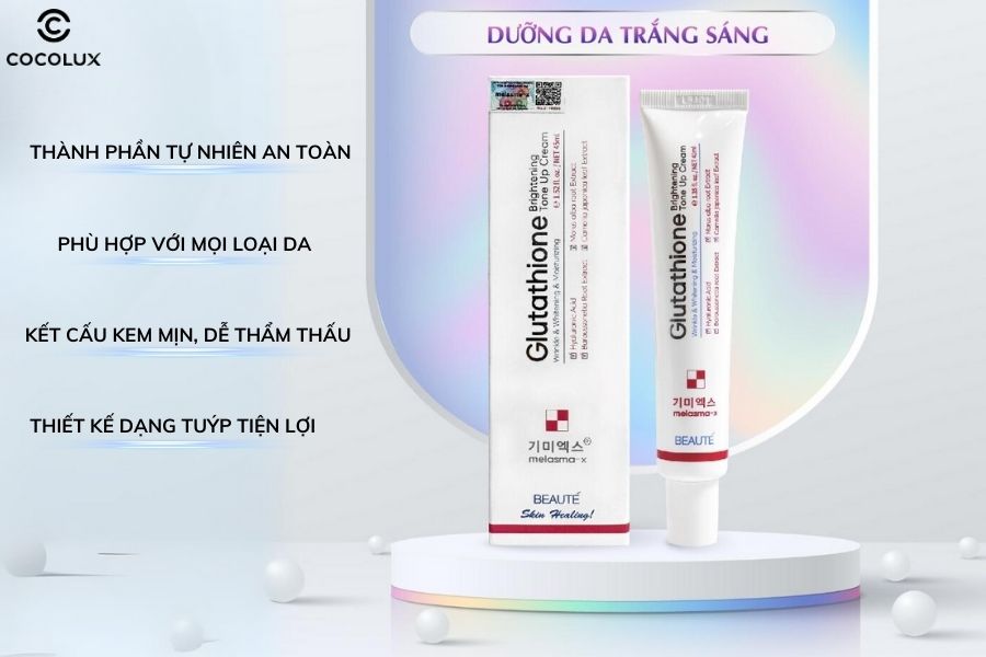 Ưu điểm chính của Melasma-X Glutathione Brightening Tone Up