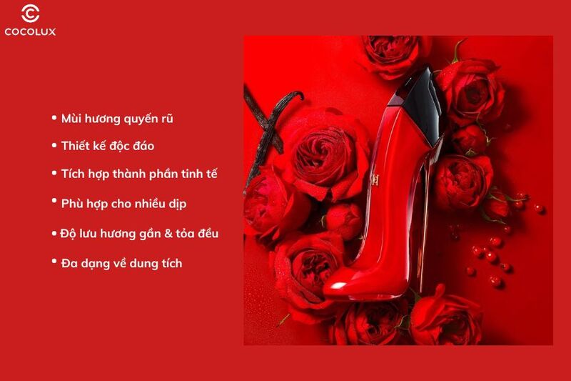 Ưu điểm của nước hoa Carolina Herrera Very Good Girl EDP