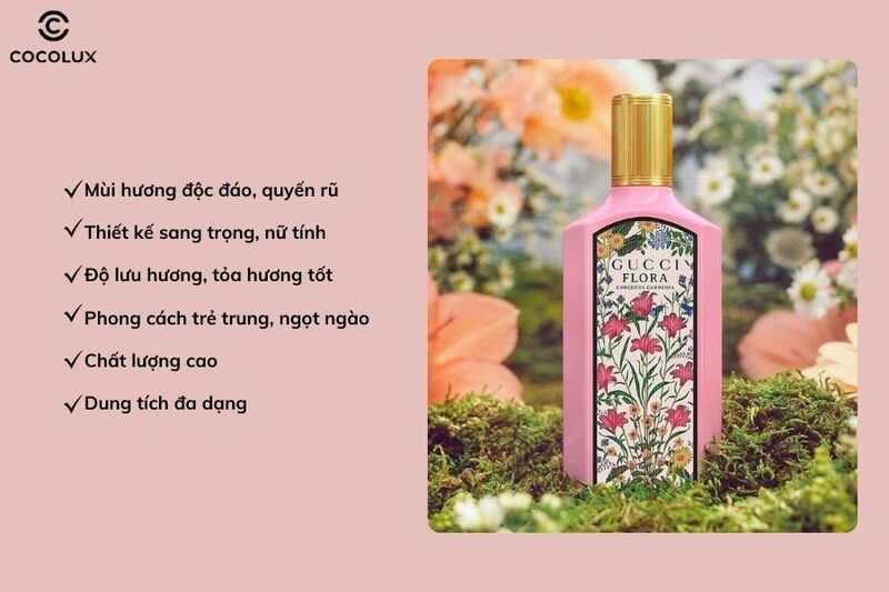 Ưu điểm của nước hoa Gucci Flora Gorgeous Gardenia EDP