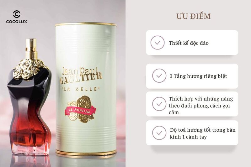 Ưu điểm của Nước Hoa Jean Paul Gaultier La Belle Le Parfum EDP