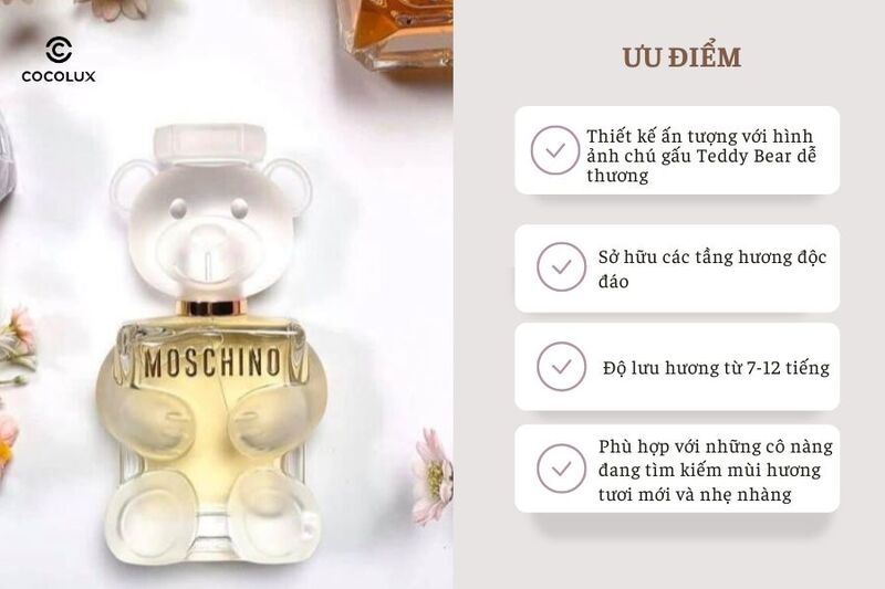 Ưu điểm của Nước Hoa Moschino Toy 2 EDP