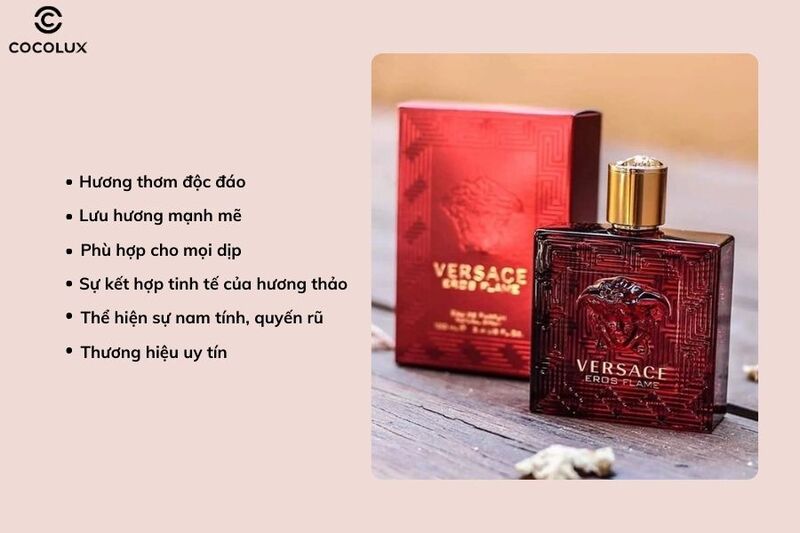 Ưu điểm của nước hoa Versace Eros Flame EDP