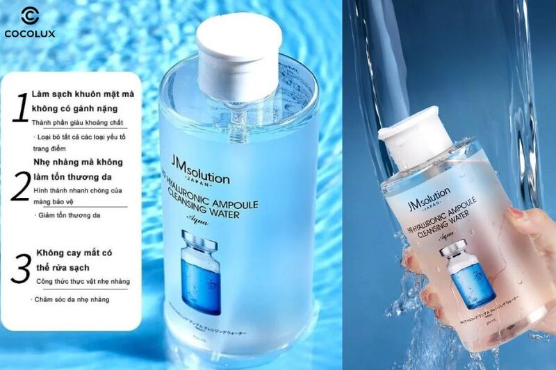 Ưu điểm của nước tẩy trang JMsolution H9 Hyaluronic Ampoule