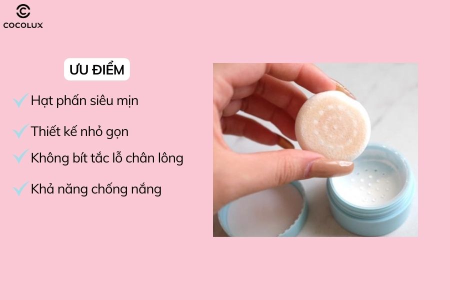 Những ưu điểm vượt trội của phấn bột kiềm dầu The Face Shop