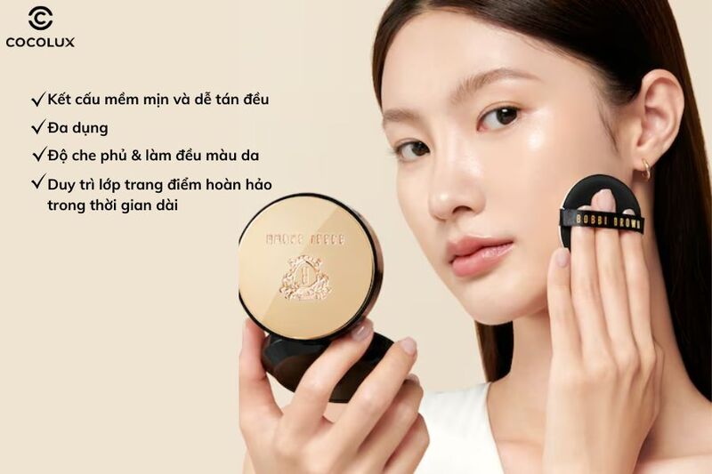 Ưu điểm của phấn nước Bobbi Brown Intensive Skin Spf 40 Pa++++