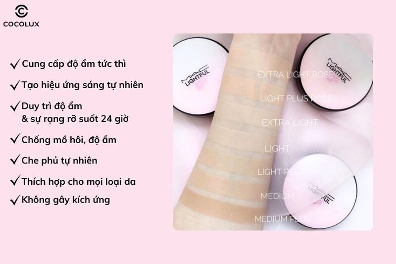 Ưu điểm của phấn nước MAC Quick Finish Cushion Compact