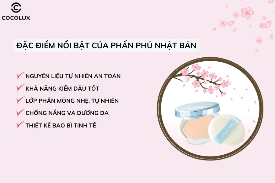 Những ưu điểm nổi bật của phấn phủ từ các thương hiệu Nhật Bản