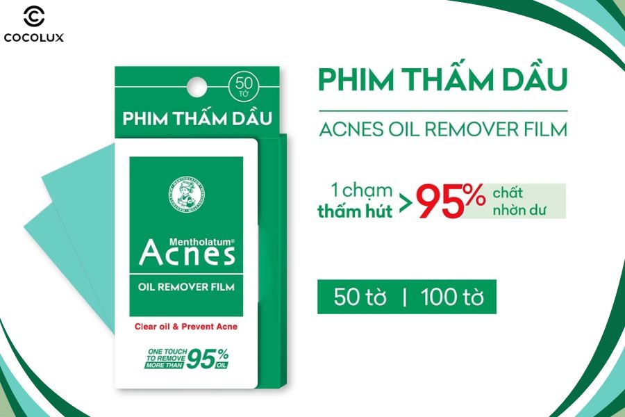 Ưu điểm của phim thấm dầu Acnes