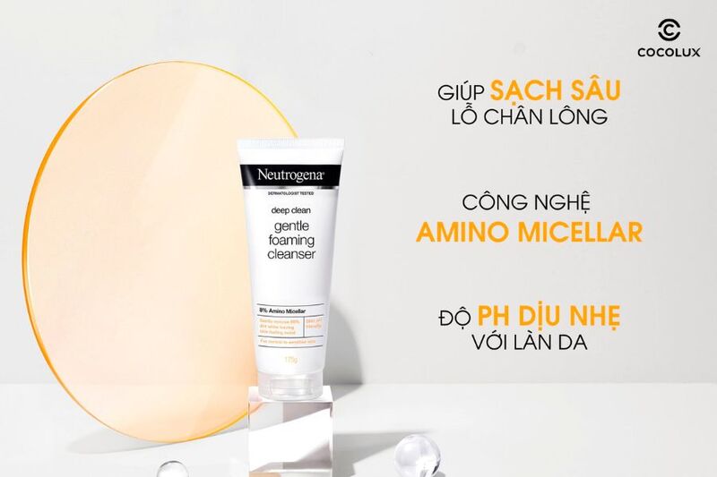 Ưu điểm của Sữa Rửa Mặt Neutrogena L&agrave;m Sạch & Kiểm So&aacute;t Nhờn