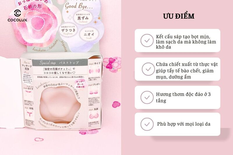 Xà Phòng Pelican Dành Cho Vùng Ngực 70g có nhiều ưu điểm nổi bật