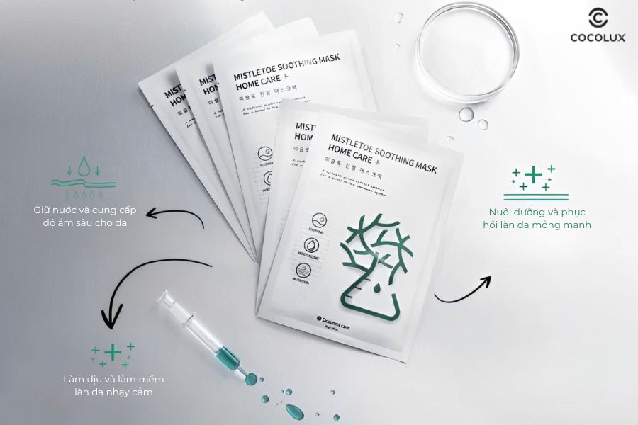 Ưu điểm Mặt nạ Dr. Sunmi Mistletoe Soothing Mask Home Care