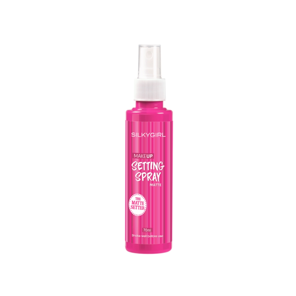 Xịt Giữ Lớp Trang Điểm Lâu Trôi Silkygirl Makeup Setting Spray - Matte