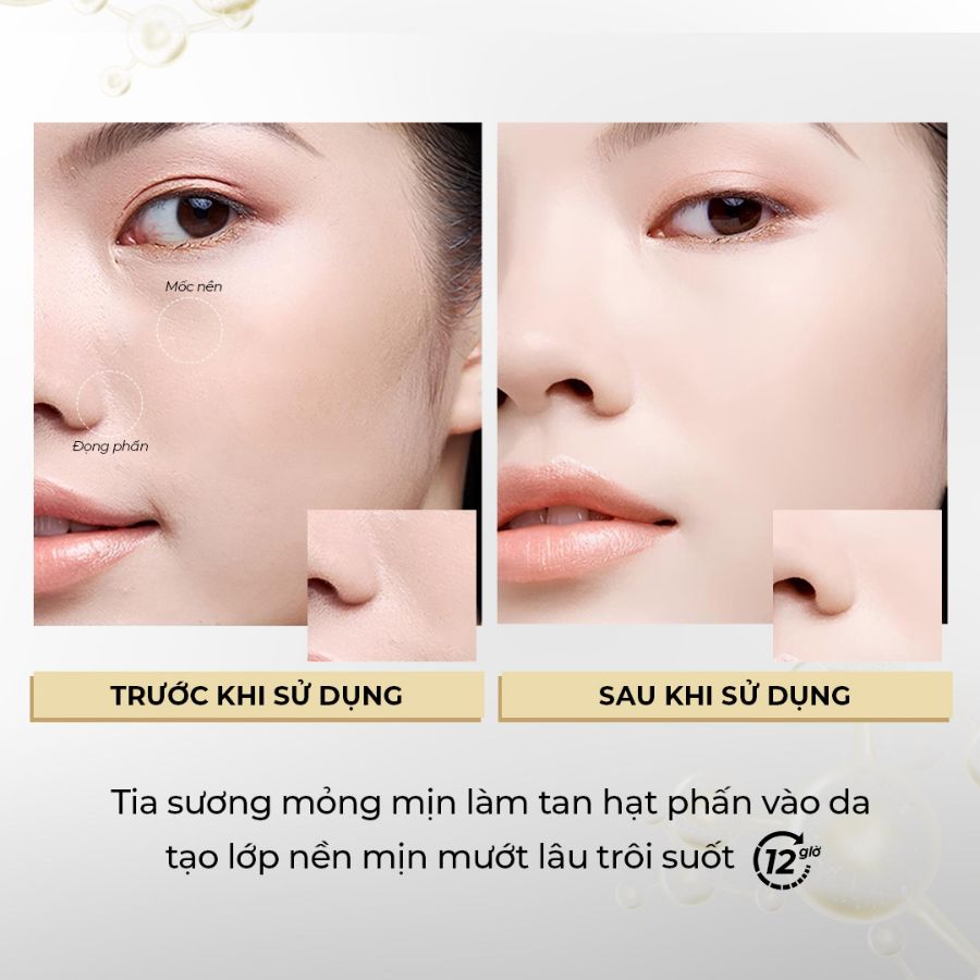 Xịt Khóa Nền Pramy Moisturizing Makeup Setting Spray Dewy Finish 100ml