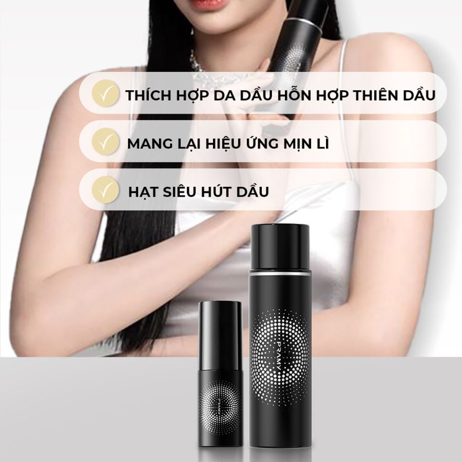 Xịt Khóa Nền Pramy Moisturizing Makeup Setting Spray Matte Finish 100ml