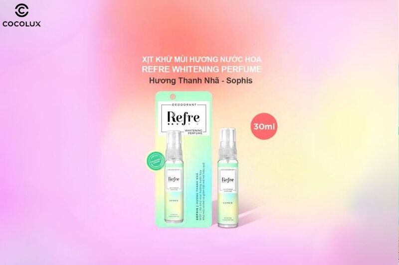 Xịt khử mùi Refre Whitening Perfume Hương Thanh Nhã​​​​​​​