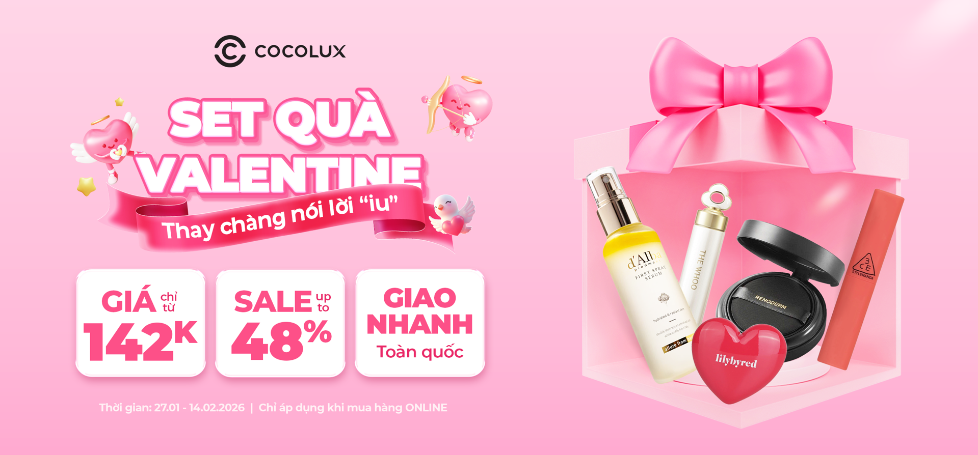 Valentine Quà Xinh Giá Hời