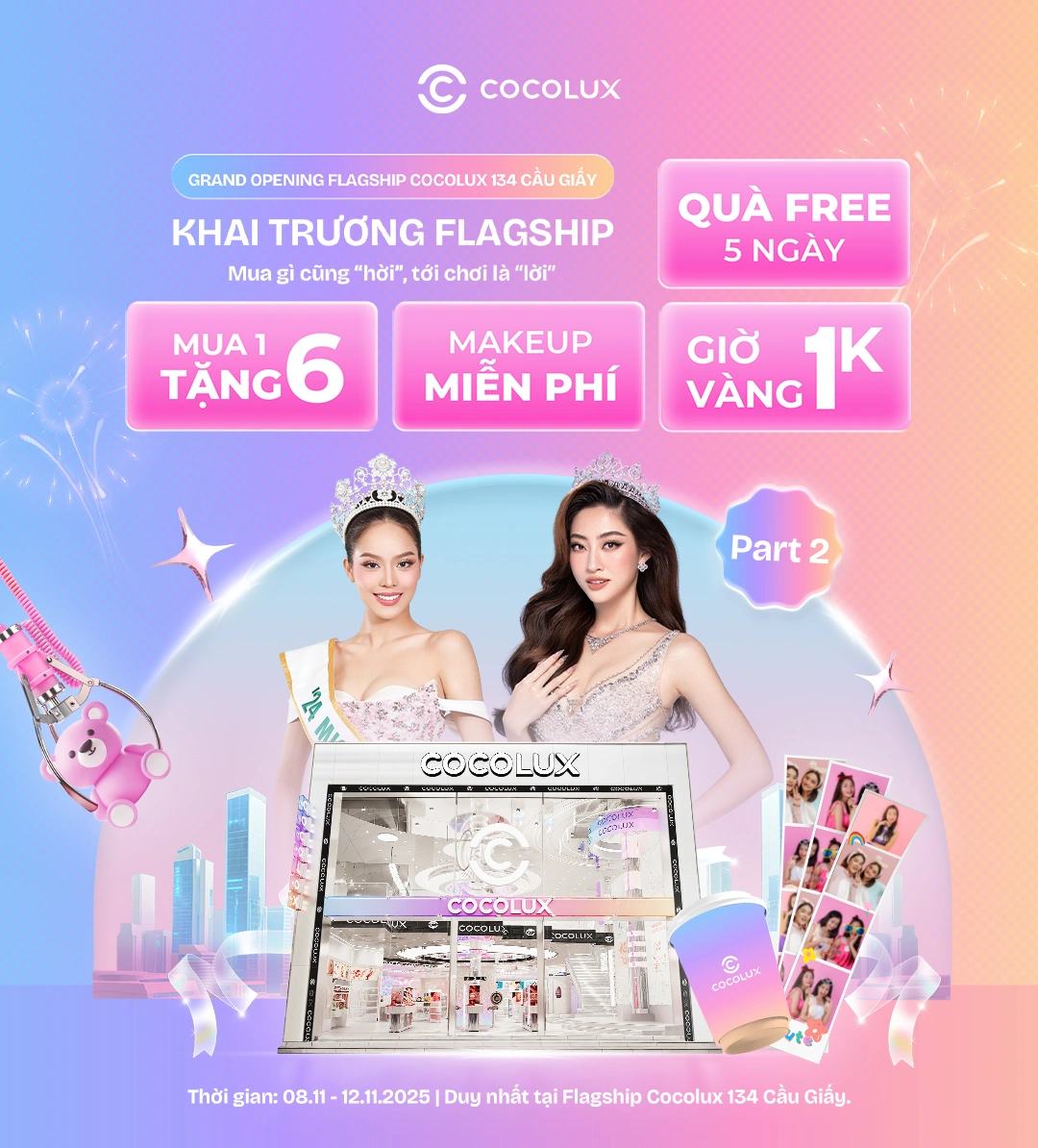 KHAI TRƯƠNG FLAGSHIP - MUA GÌ CŨNG “HỜI”, TỚI CHƠI LÀ “LỜI”