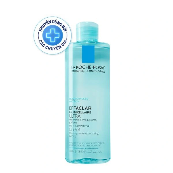 Nước Tẩy trang La Roche-Posay Effaclar Effaclar Micellar Water Ultra Oily Skin Dành Cho Da Dầu Mụn 400ml