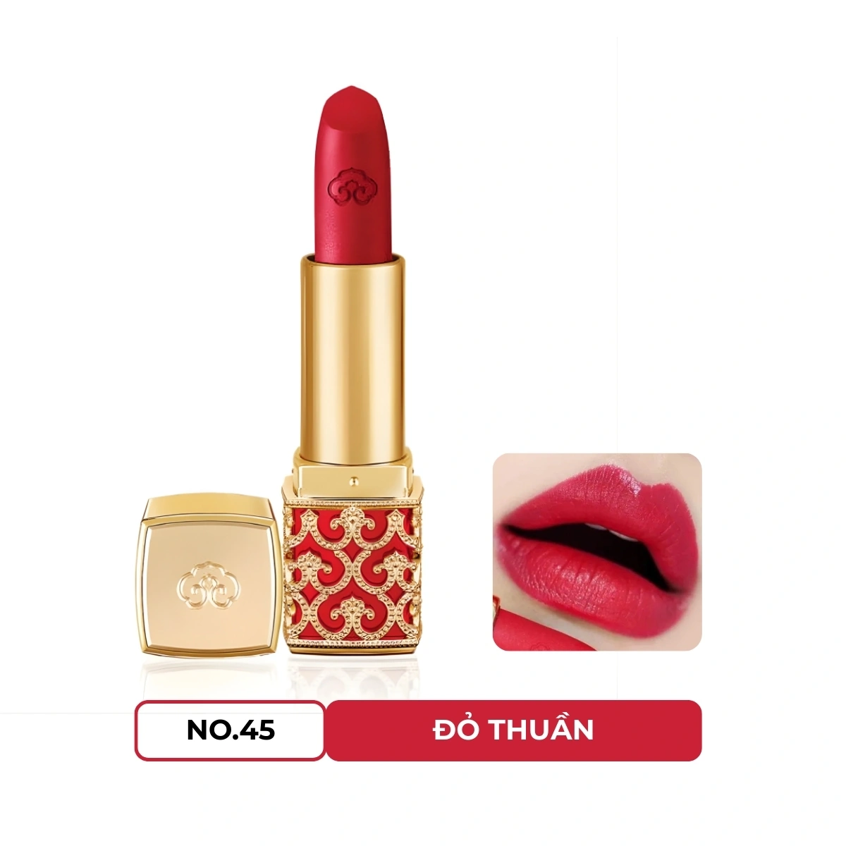 Son Thỏi The History Of Whoo Velvet Lip Rouge No.45 Royal Red
